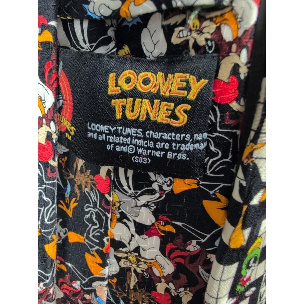 Vintage 90s Looney Tunes Silk & Polyester Ties (Lot Of 4)